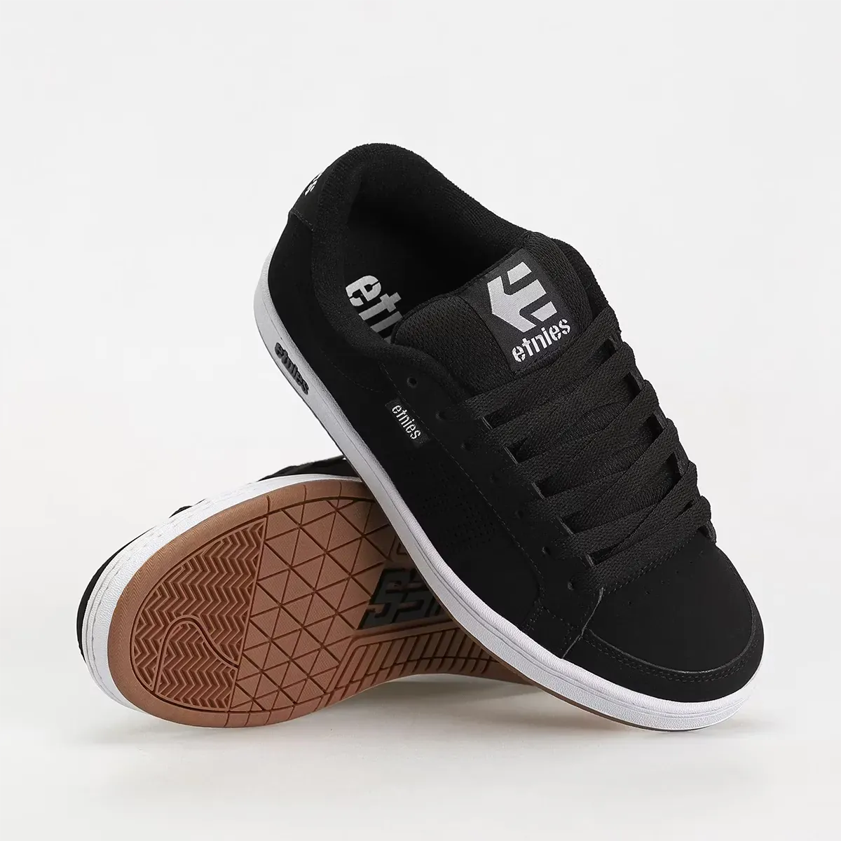 etnies-kingpin-chaussures-skate-black-white-gum image 2