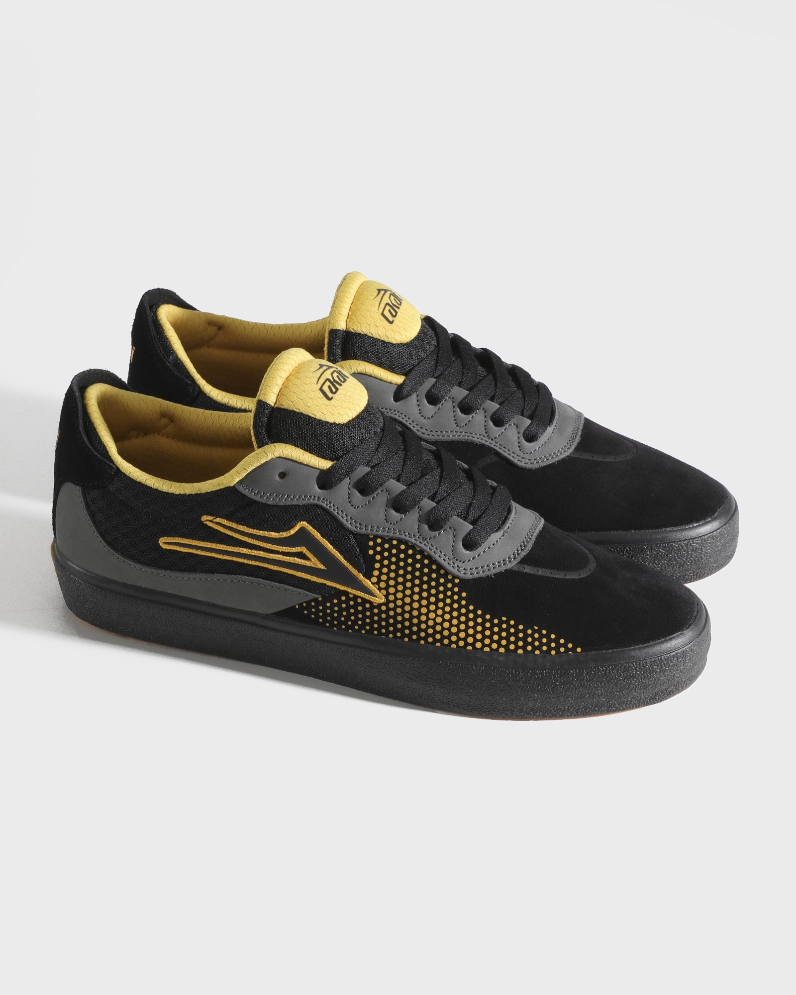 lakai-essex-chaussures-skate-black-yellow-gray image 2