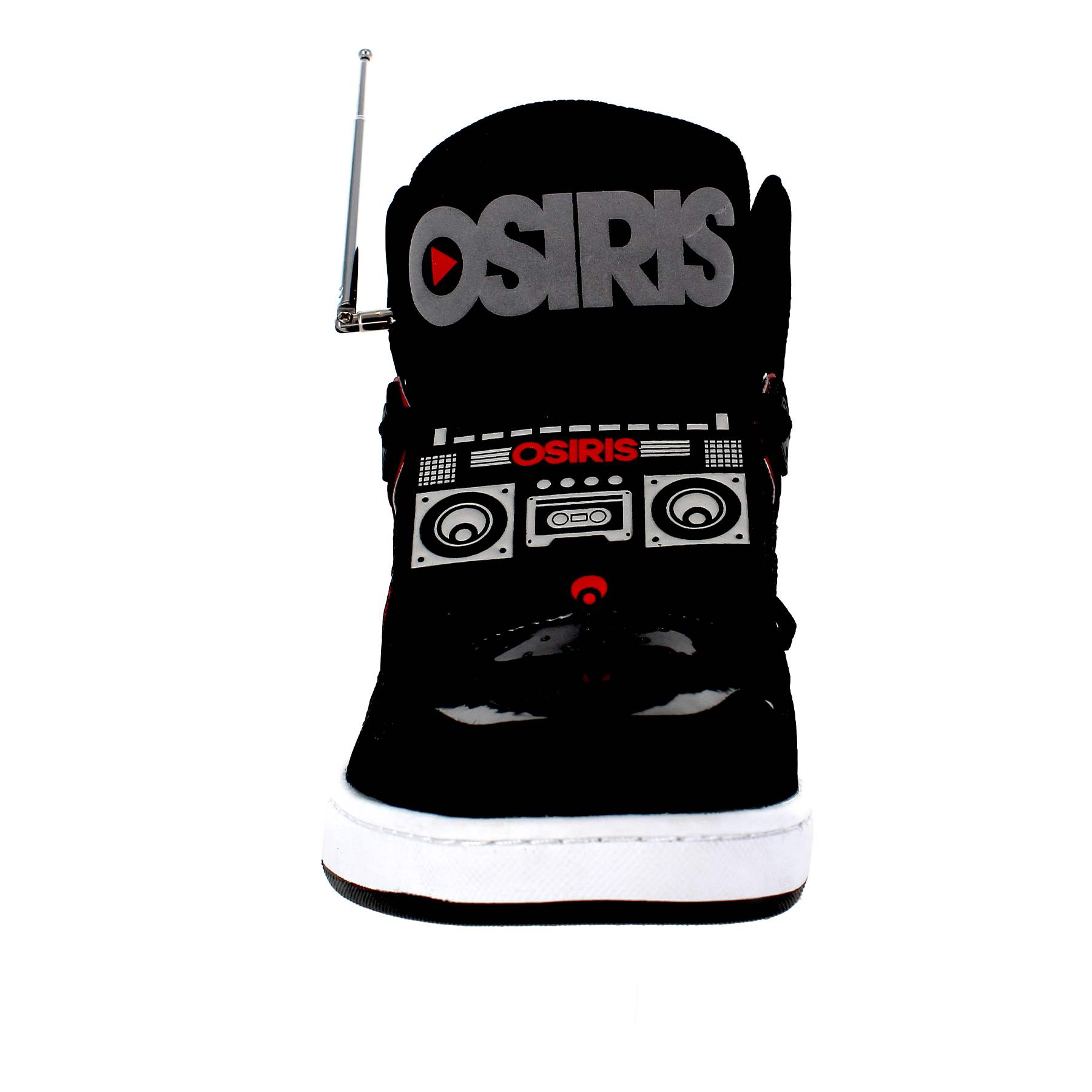 osiris-nyc-83-clk-sneakers-skate-homme-black-red-boombox image 2