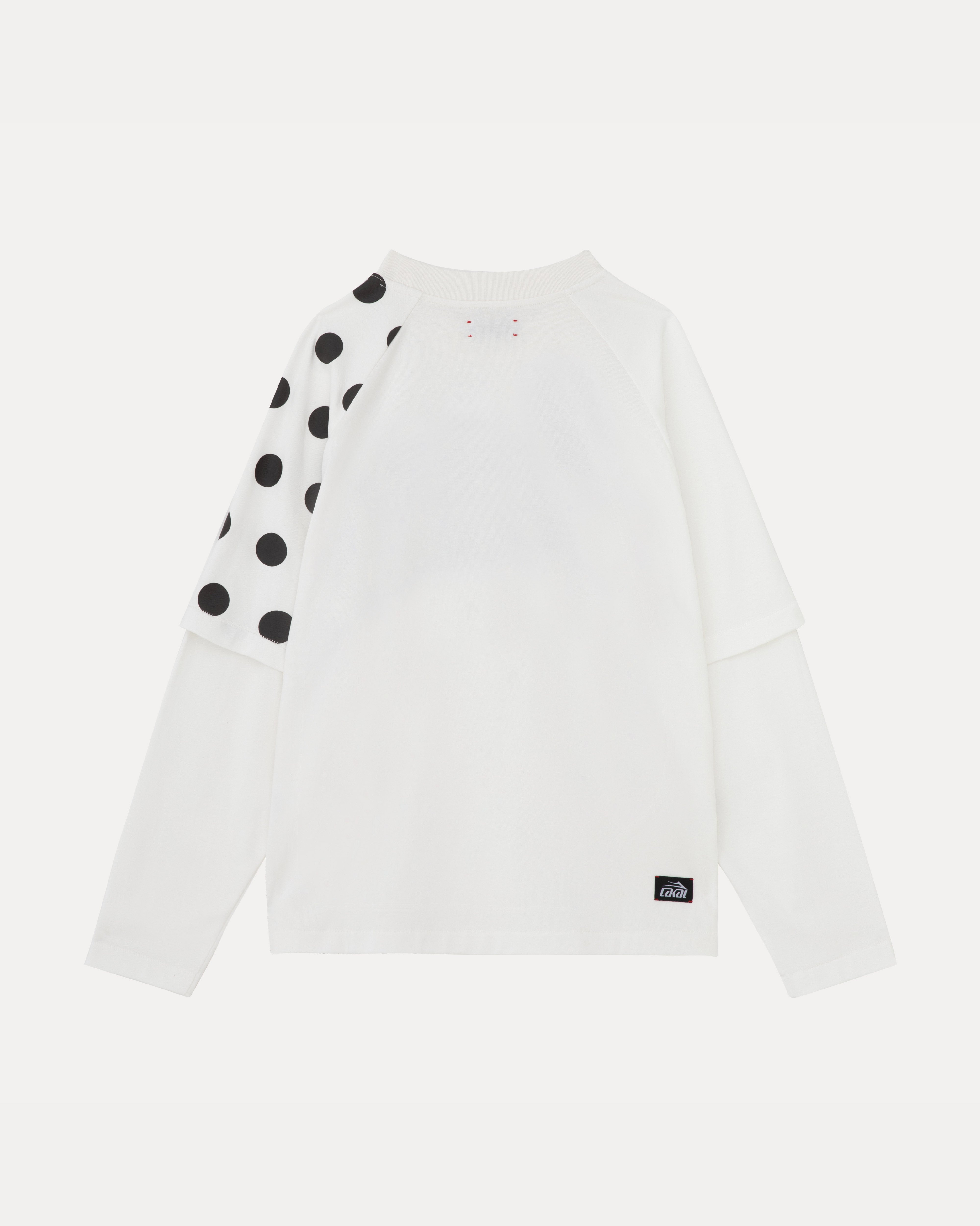 lakai-double-layer-raglan-manches-longues-white image 1
