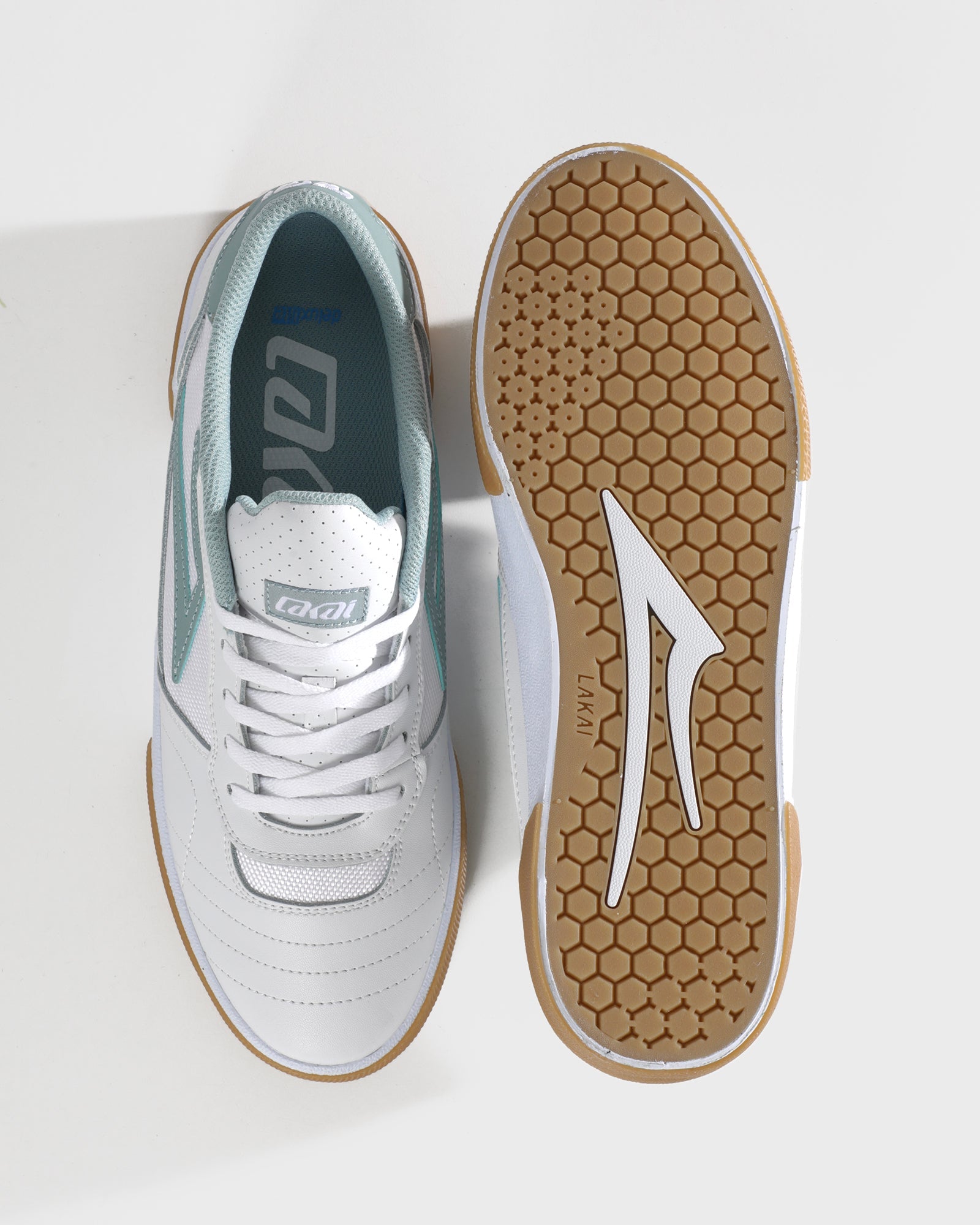 lakai-cambridge-elite-chaussure-skate-blanc-gris image 2