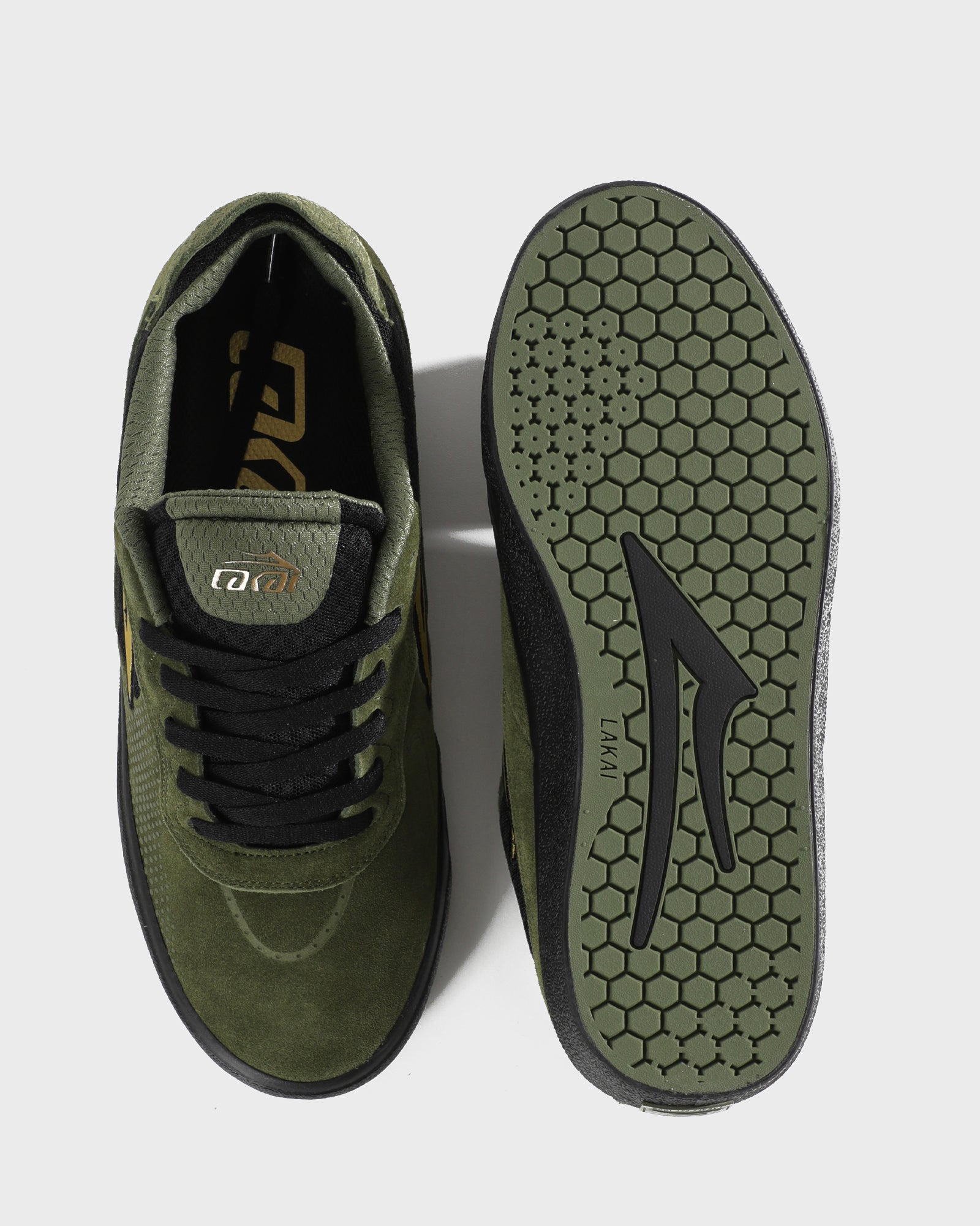 lakai-essex-chaussure-skate-black-gator-gold image 3