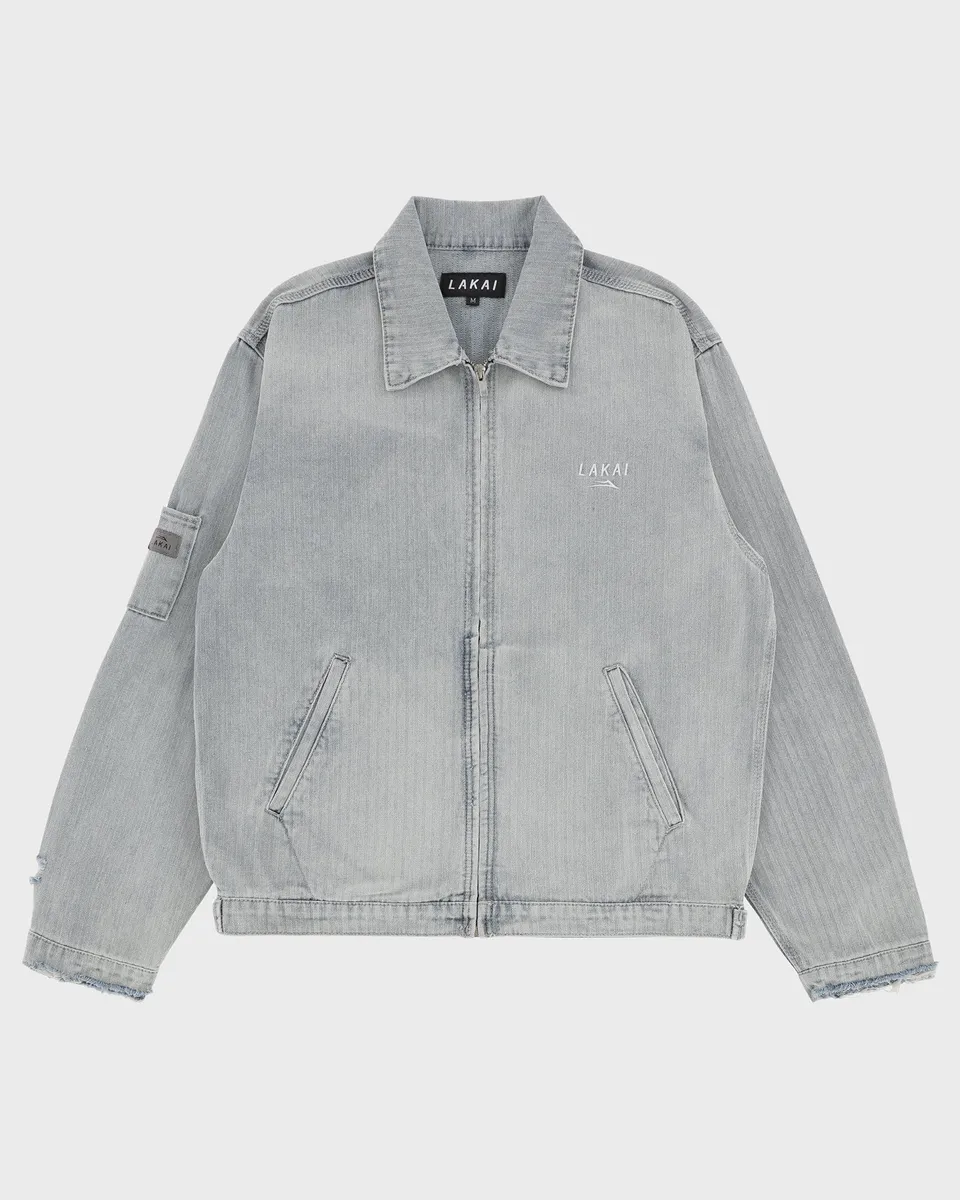 lakai-lightweight-work-jacket-bleue image 1