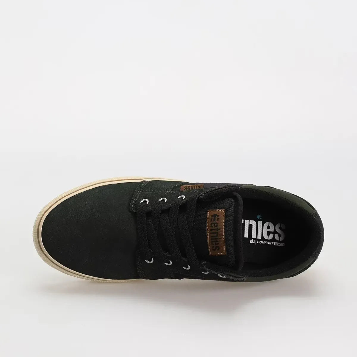 etnies-barge-ls-chaussures-skate-green-black image 4