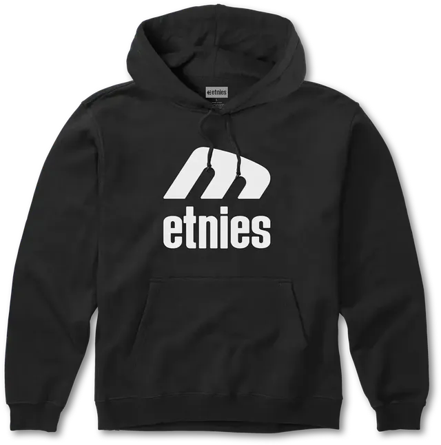 etnies-icon-e-kids-pullover-sweat-enfant-black-white image 1