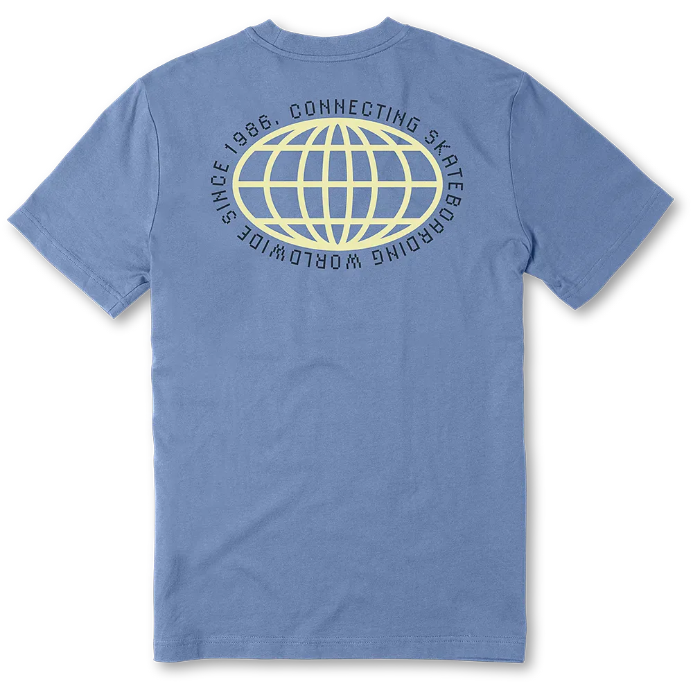 etnies-worldwide-tee-t-shirt-coton-us image 2