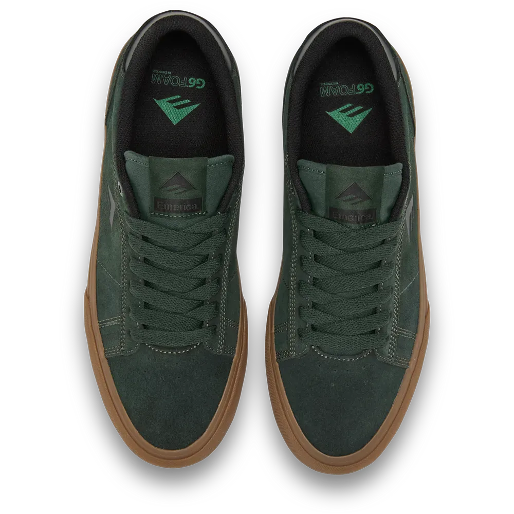 emerica-moca-chaussure-skate-vulc-vert-gomme image 2