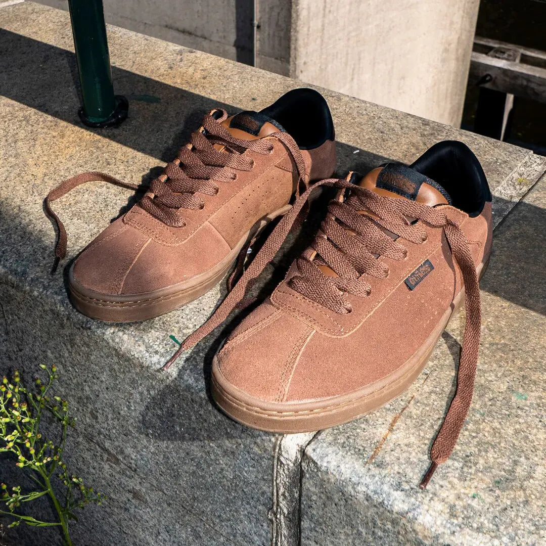 etnies-scam-chaussure-skate-heritage-marron-gomme image 7