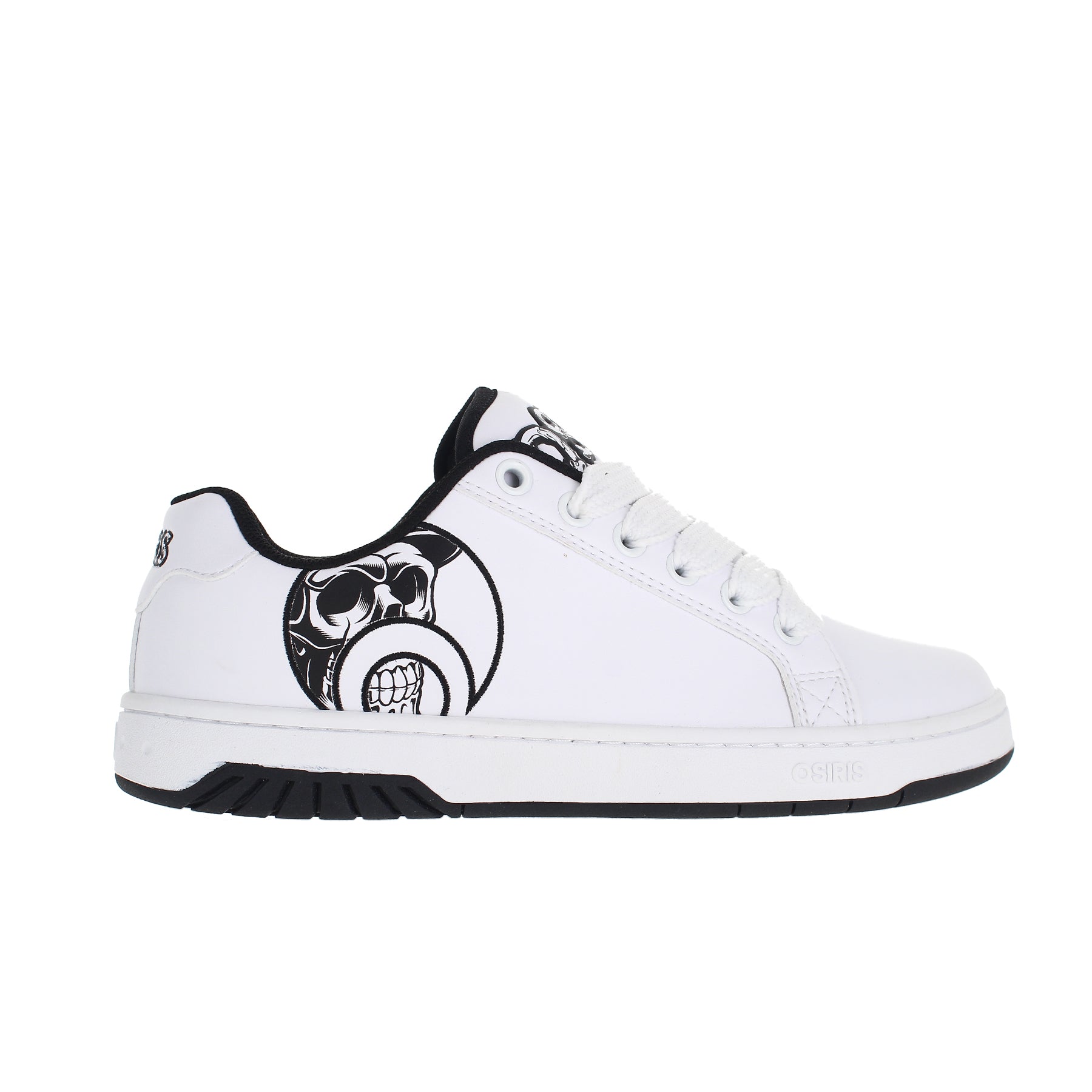osiris-troma-alt-white-black-skull-sneakers-skate-homme image 1