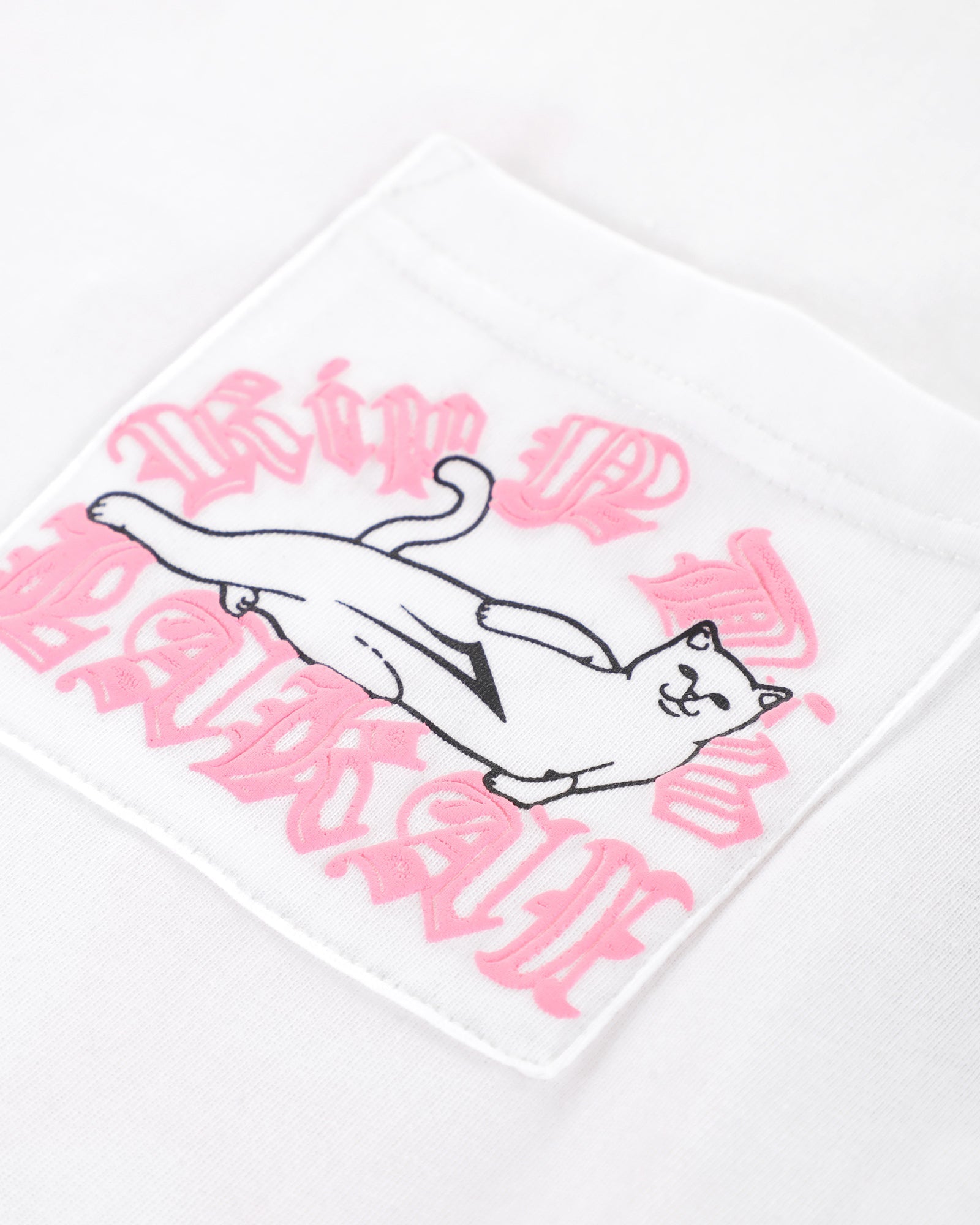 lakai-x-ripndip-raglan-ss-tee-t-shirt-blanc-noir image 3