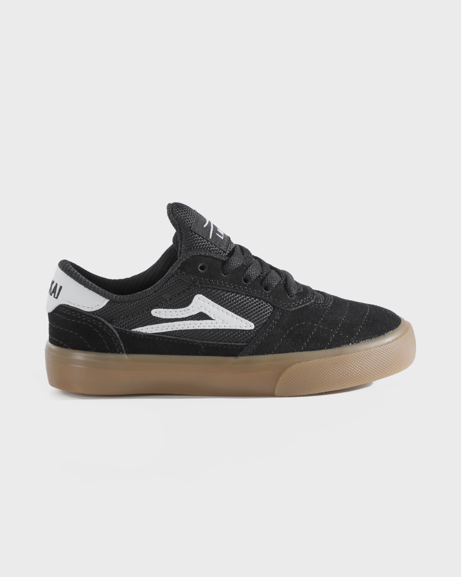 lakai-cambridge-kids-chaussures-skate-black-gum-suede image 1