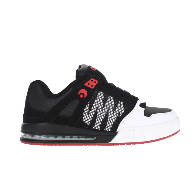osiris-pixel-sneakers-skate-blanc-noir-rouge image 1