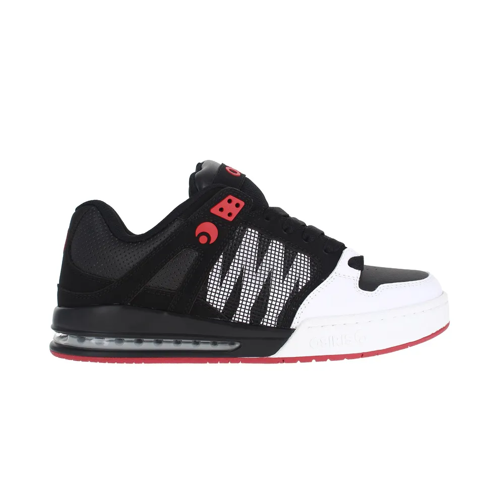 osiris-pixel-sneakers-skate-blanc-noir-rouge image 1