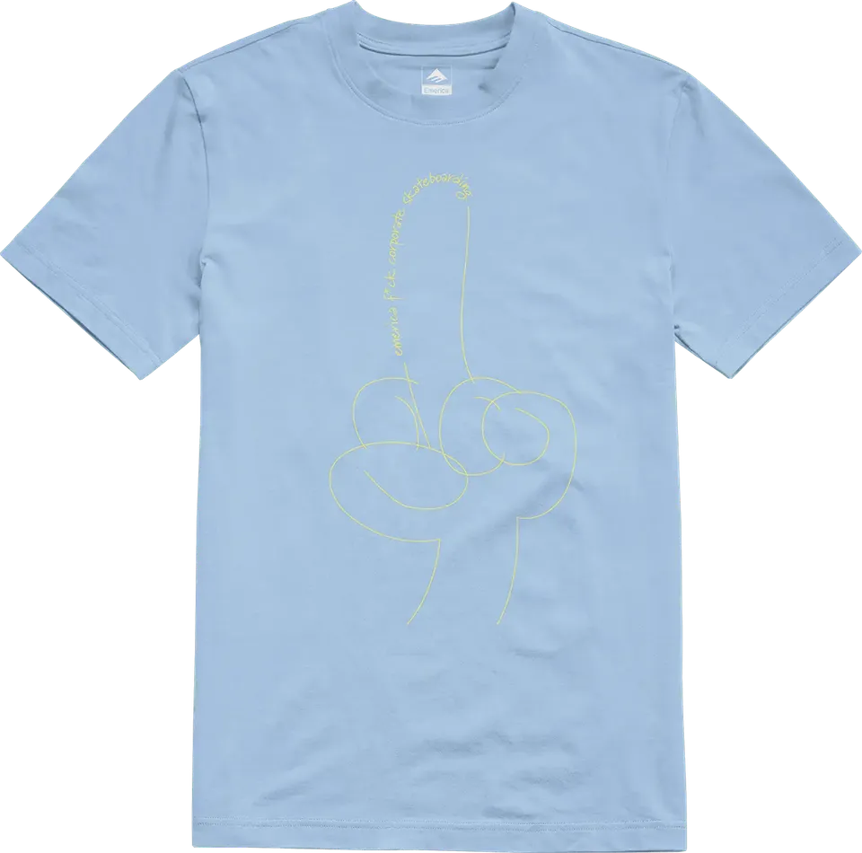 emerica-eff-corporate-tee-t-shirt-skate-bleu image 1