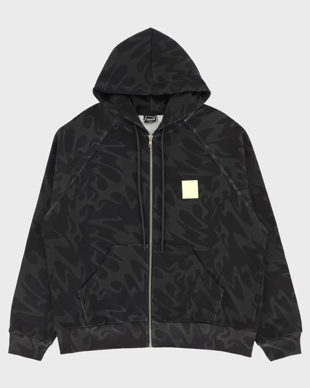 lakai-x-ripndip-flame-zipper-hoodie-gris-fonc image 1