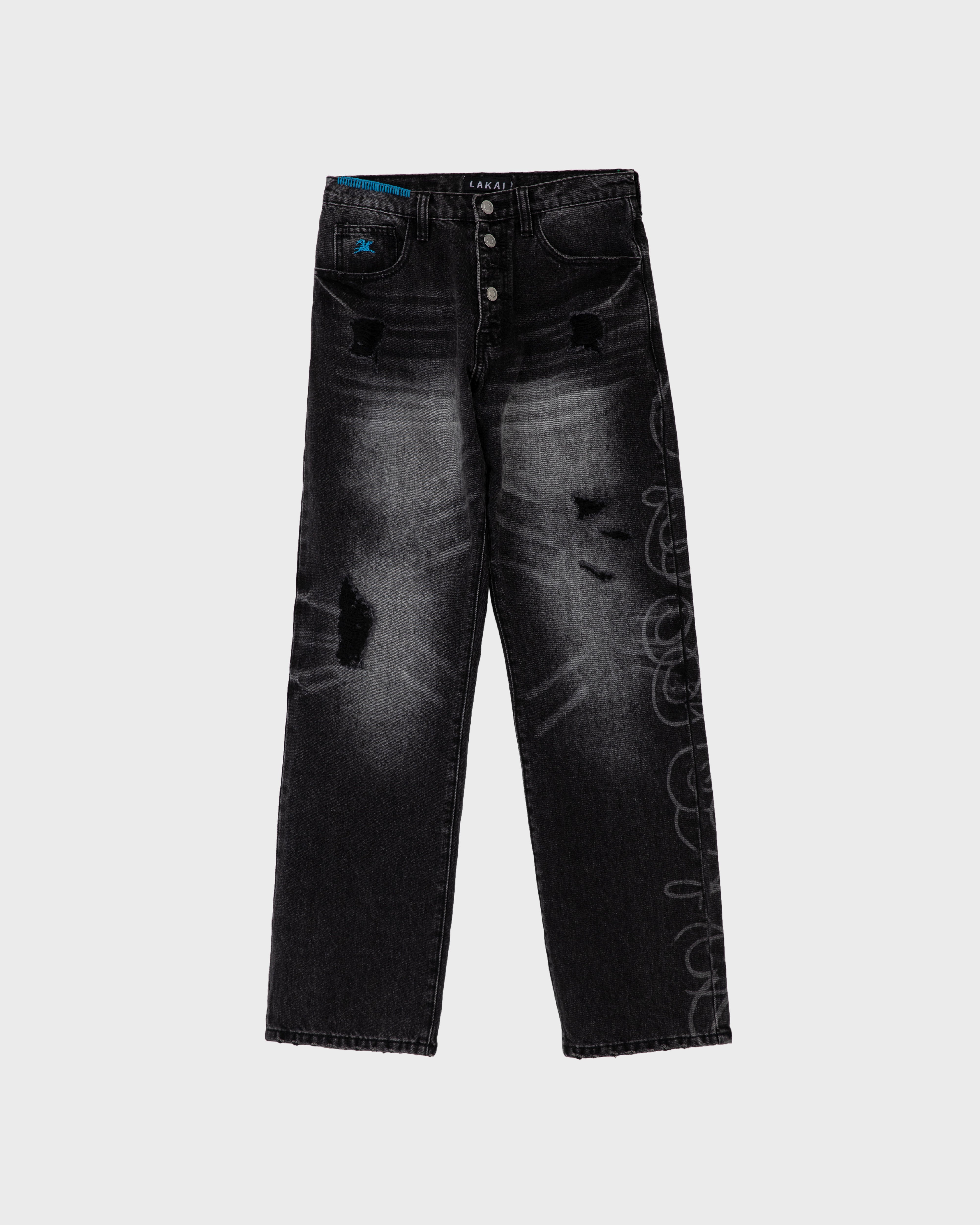 lakai-straight-leg-denims-jean-droit-noir-d-lav-etched-black image 1