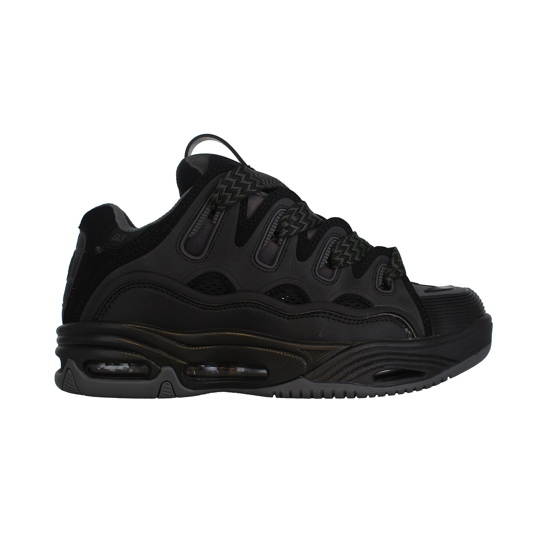 osiris-d3-2001-sneakers-skate-homme-black-charcoal-zigzag image 1