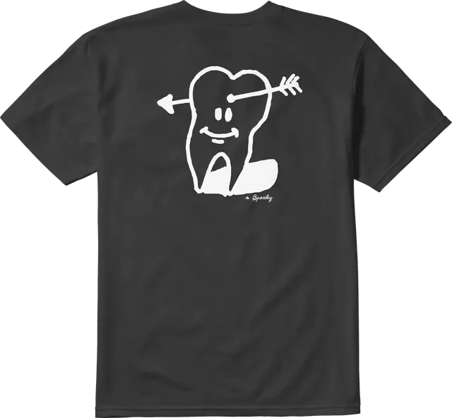 emerica-spanky-tooth-tee-t-shirt-noir-imprim-dos image 1