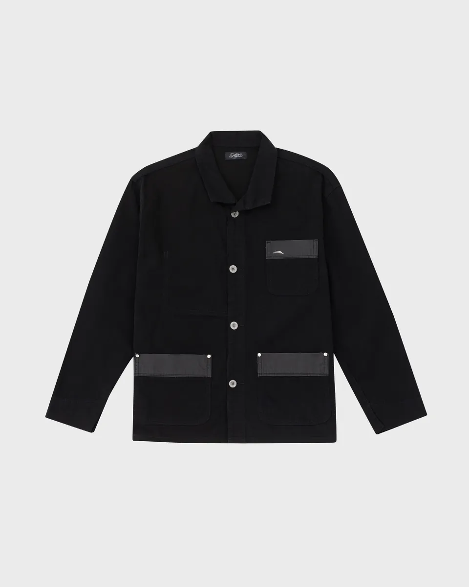 lakai-moleskin-chore-coat-black image 1