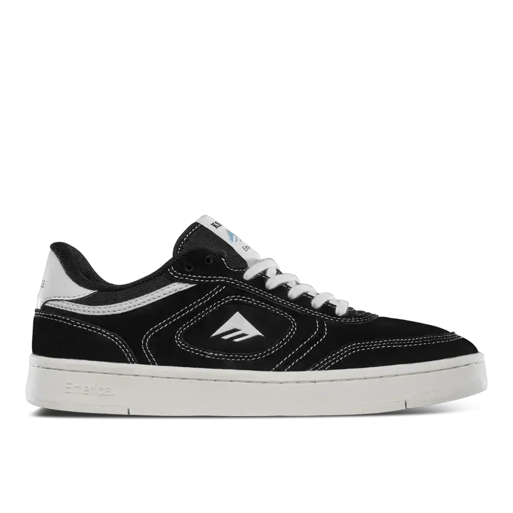 emerica-ksl-iii-chaussures-skate-black-white-su-de-exclusive image 1