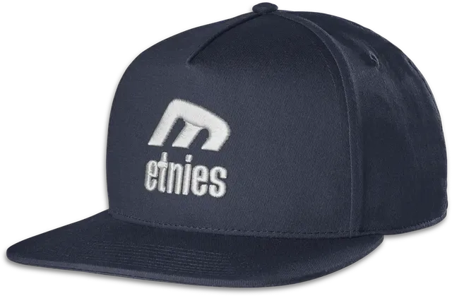 etnies-icon-e-snapback-hat-casquette-navy-grey image 1