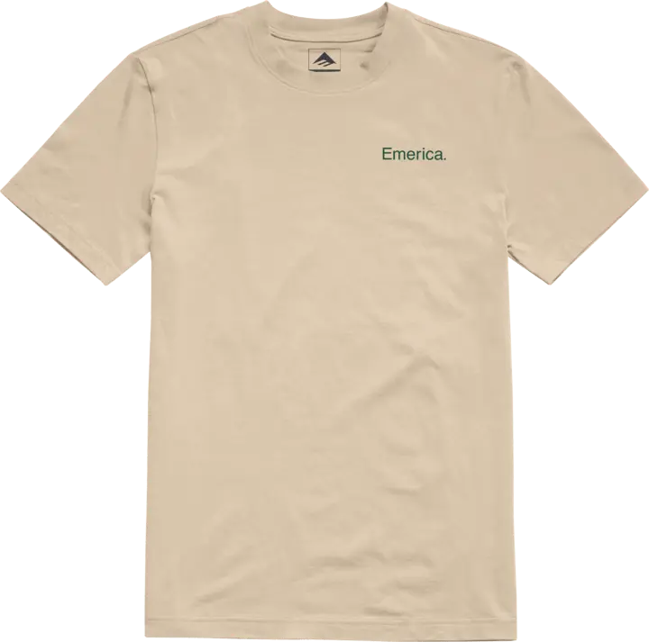 emerica-lockup-tee-t-shirt-marron image 1