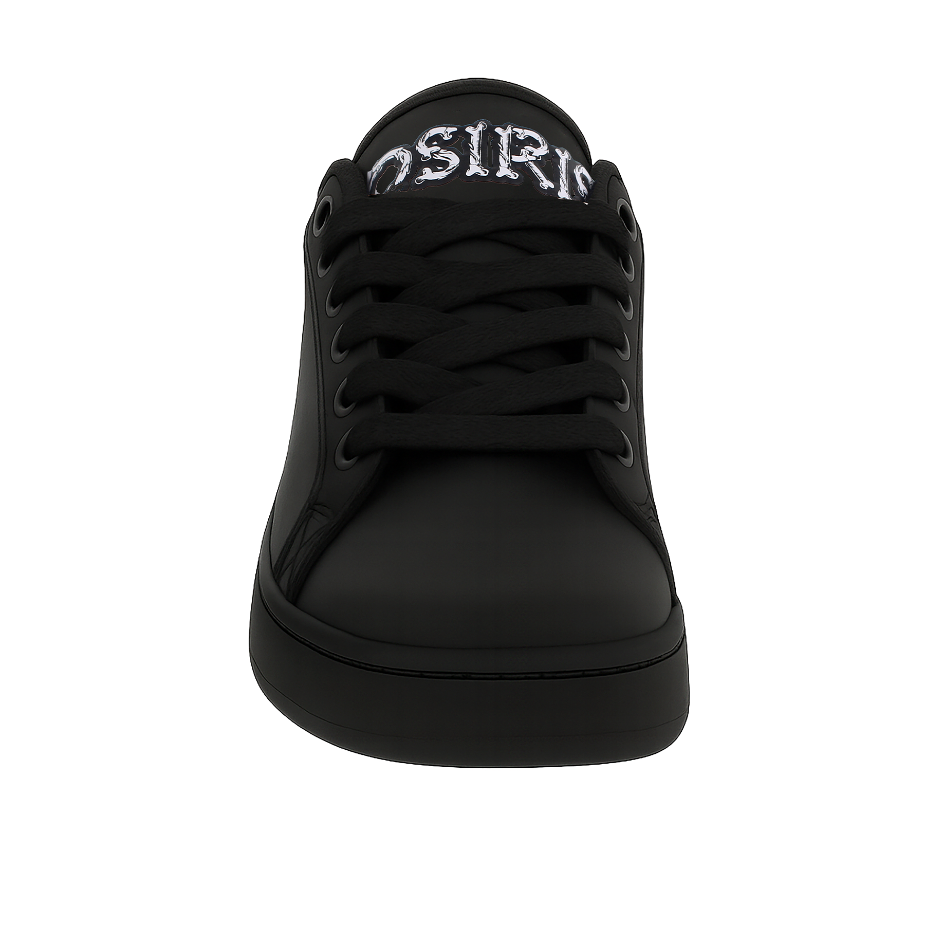 osiris-troma-alt-sneakers-skate-homme-black-white-skull image 2