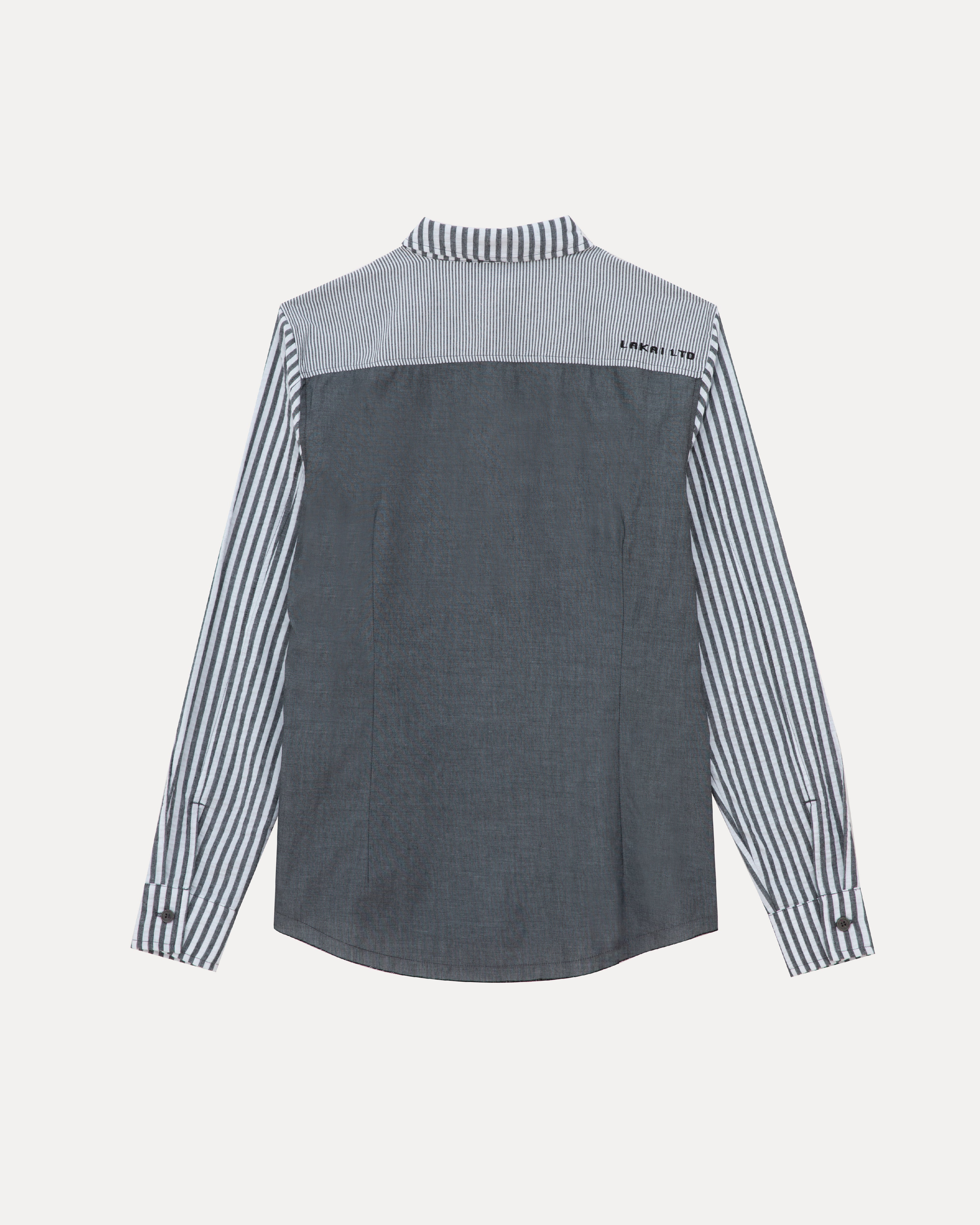 lakai-longsleeve-button-down-mixed-greys-chemise-manches-longues image 2
