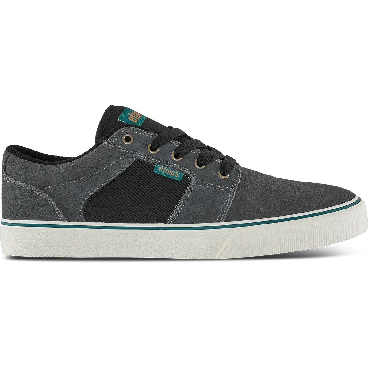 etnies-barge-ls-chaussures-skate-vulcanis-es-grey-black-slate image 1