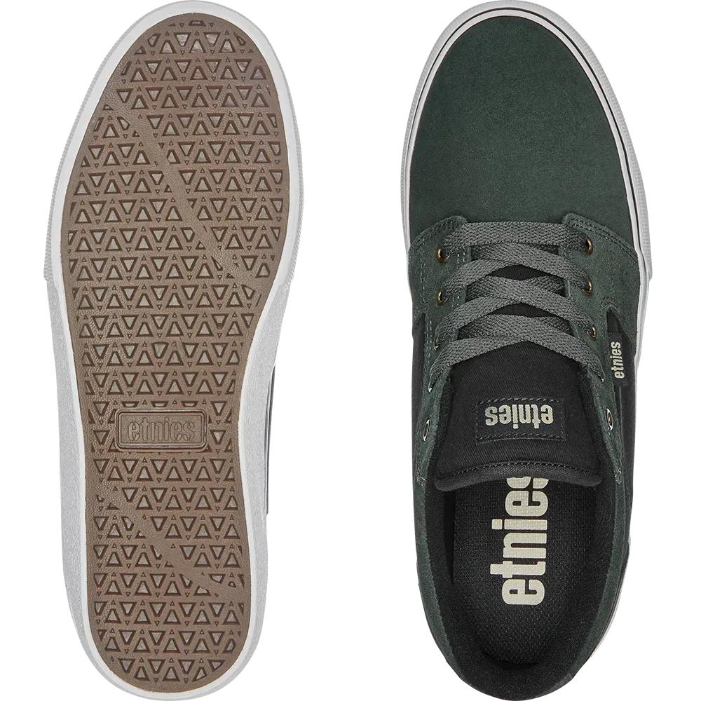 etnies-barge-ls-chaussures-skate-basses-green-gold image 3