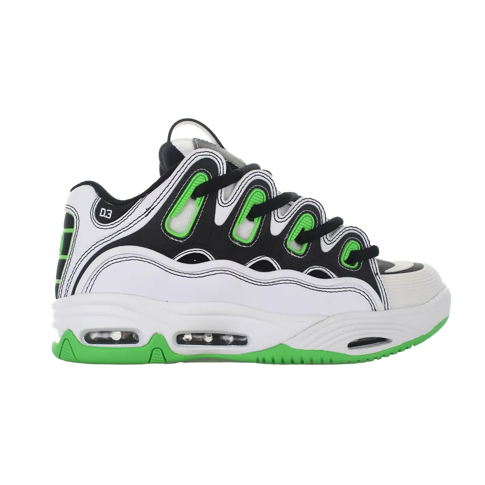 osiris-d3-2001-sneakers-skate-white-black-green image 1
