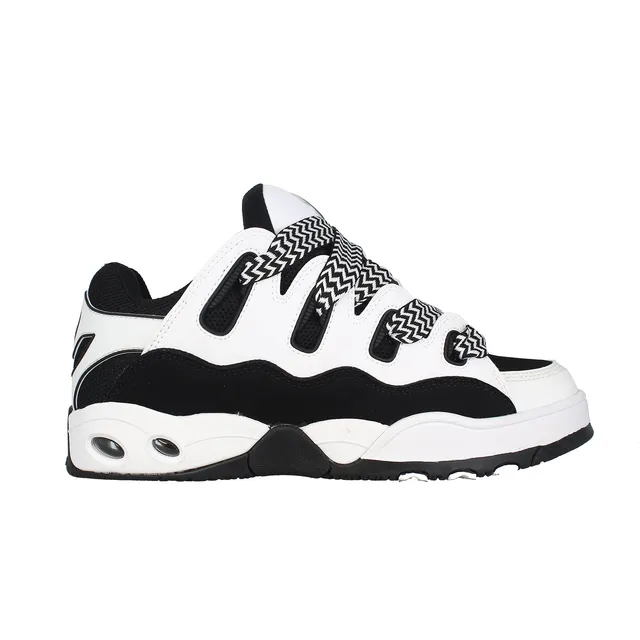 osiris-d3-og-sneakers-skate-homme-black-white-zigzag image 1
