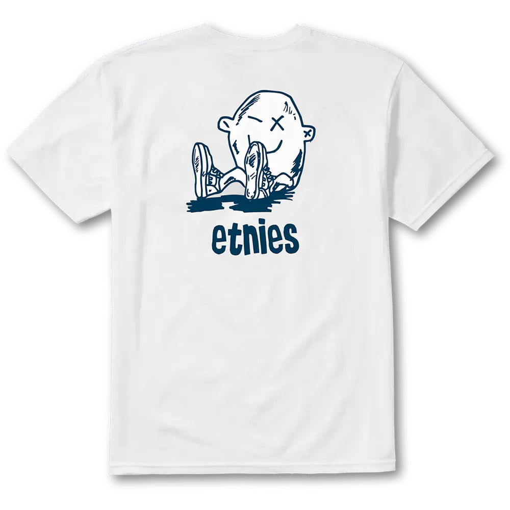 etnies-x-fos-tee-t-shirt-skate-blanc-navy image 5