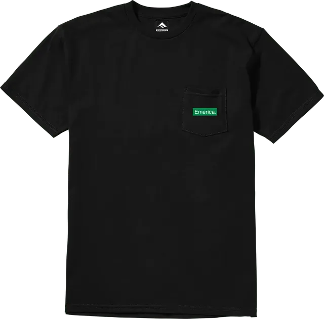 emerica-pure-triangle-pocket-tee-t-shirt-skate-noir image 1