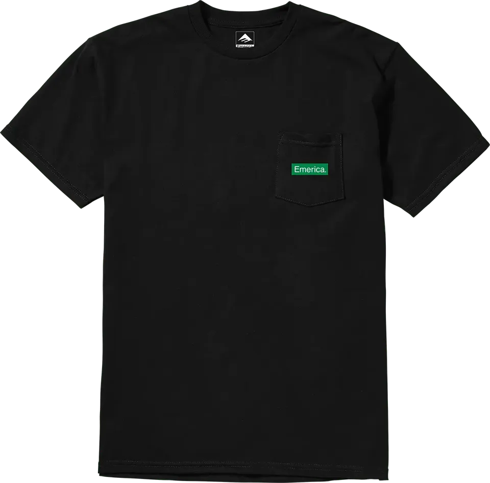 emerica-pure-triangle-pocket-tee-t-shirt-skate-noir image 1