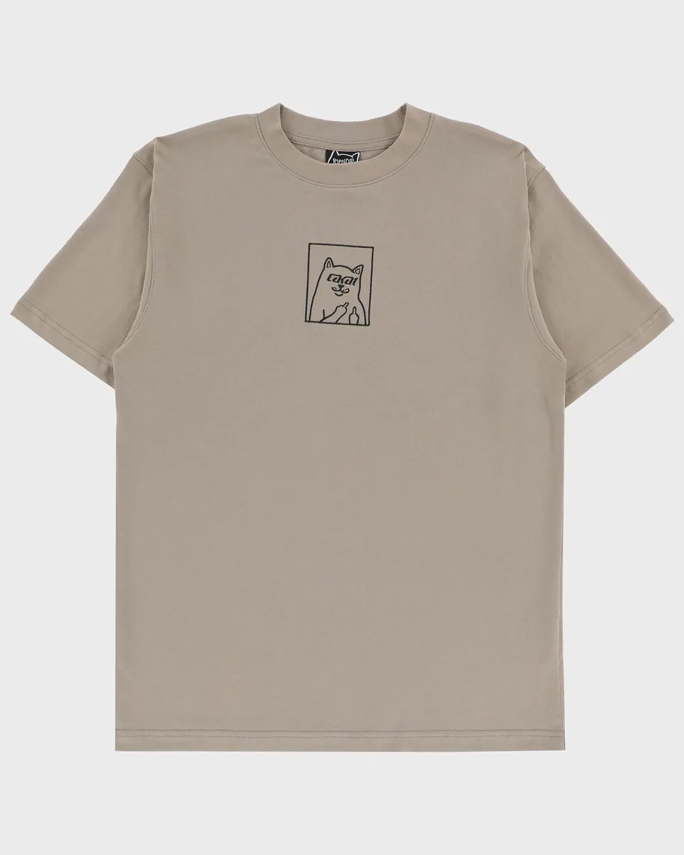 lakai-x-ripndip-lord-nerm-ss-tee-grey-t-shirt image 1