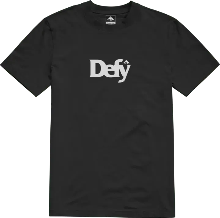 emerica-defy-tee-t-shirt-skate-noir-coton-classic-fit image 1