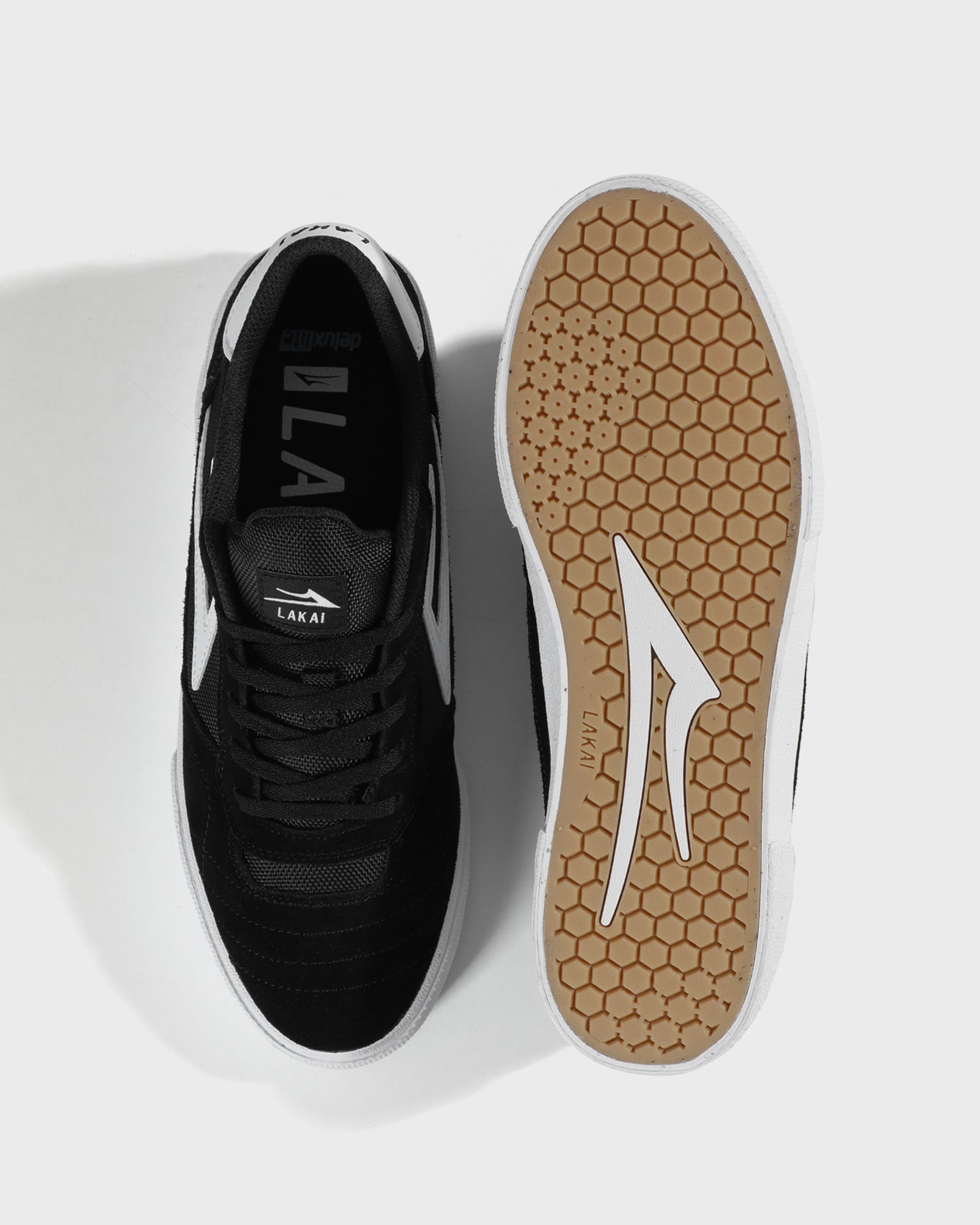 lakai-cambridge-black-white-suede-chaussure-skate-vulc image 3