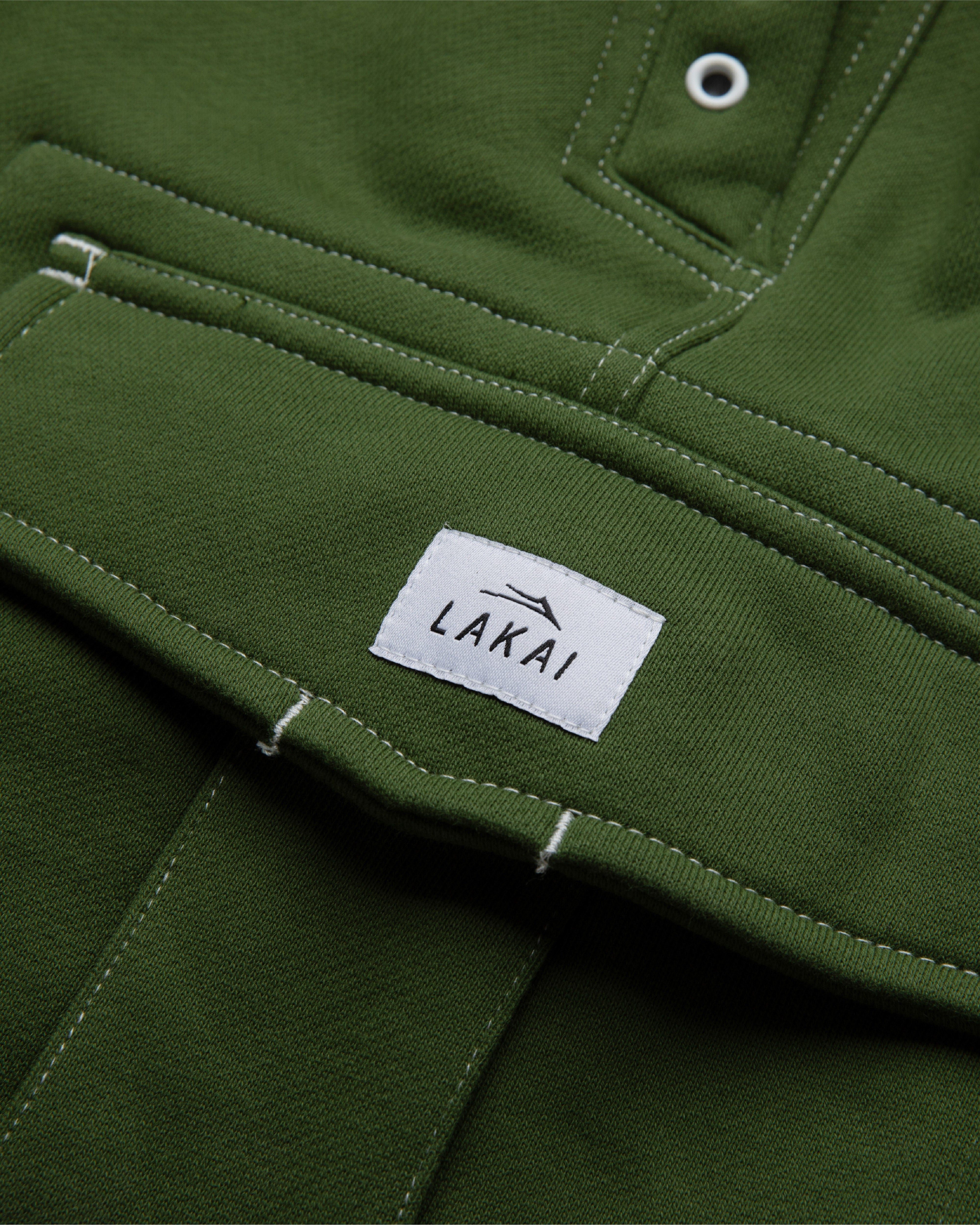 lakai-cargo-sweatshorts-cypress image 3