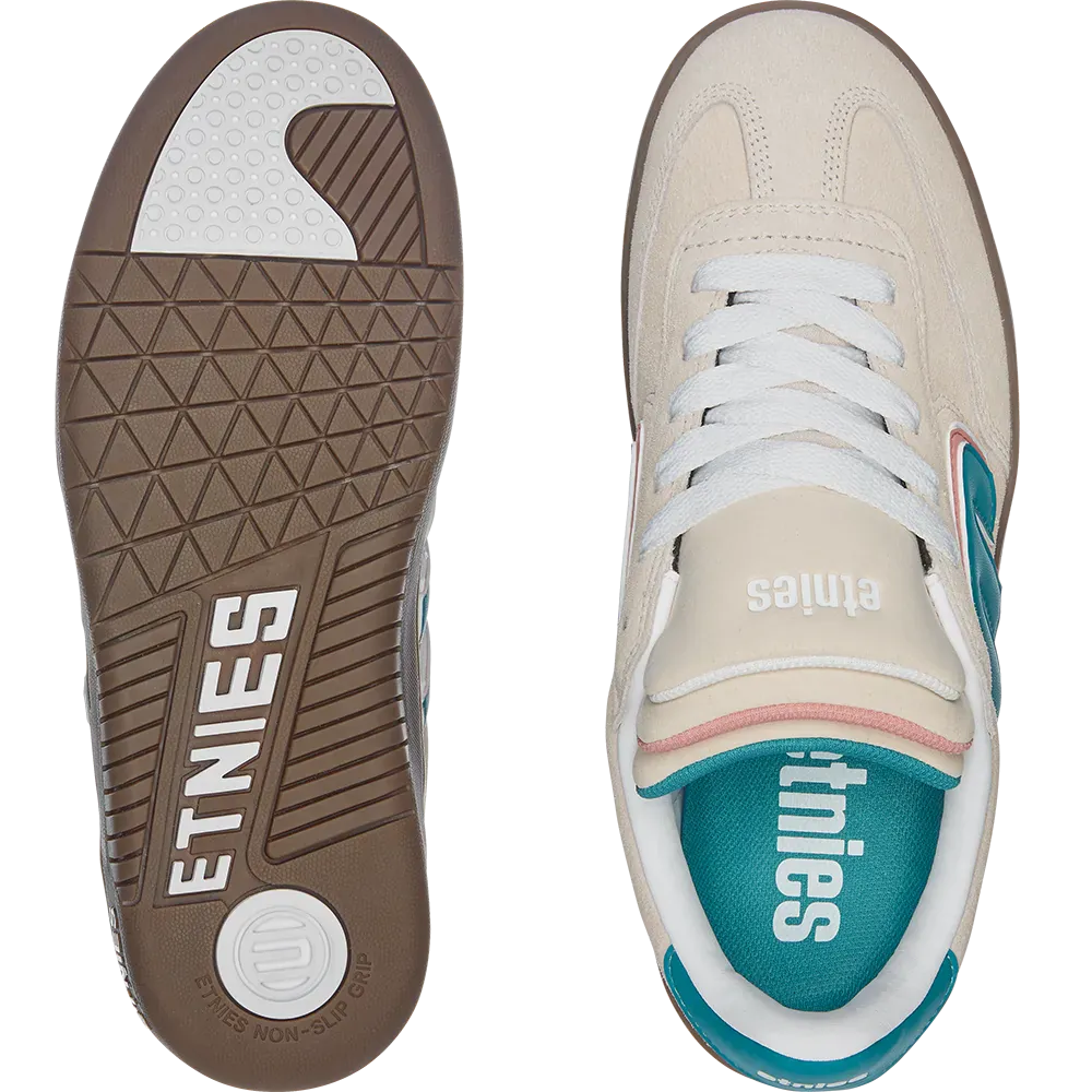 etnies-locut-triple-tongue-chaussure-skate-blanc-gris image 3