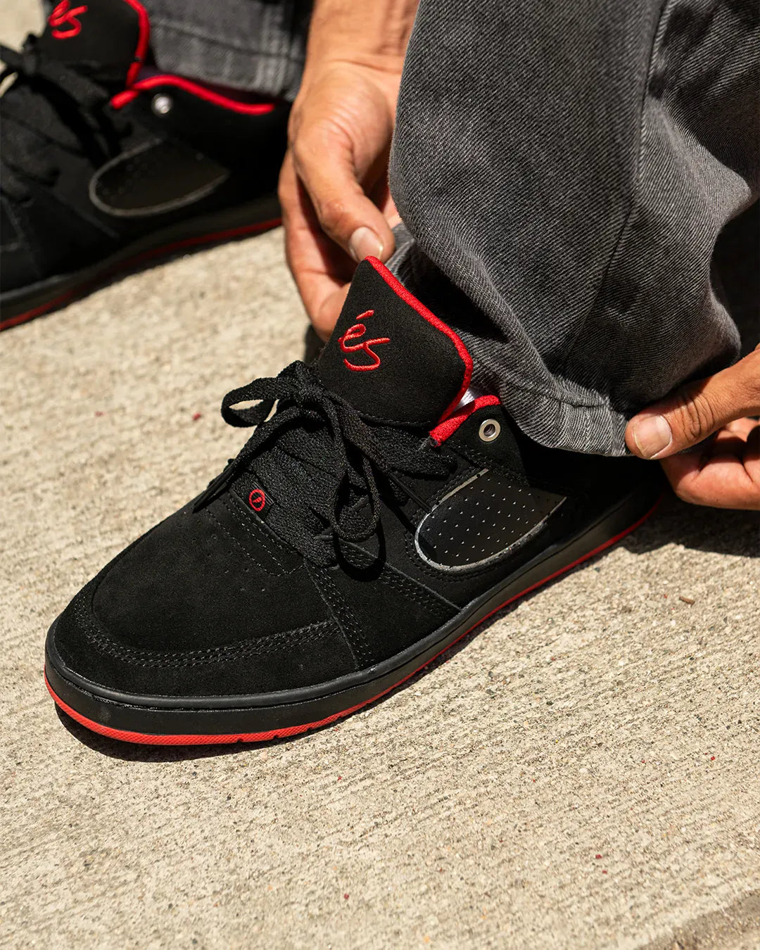 s-accel-slim-chaussures-de-skate-black-black-silver image 6