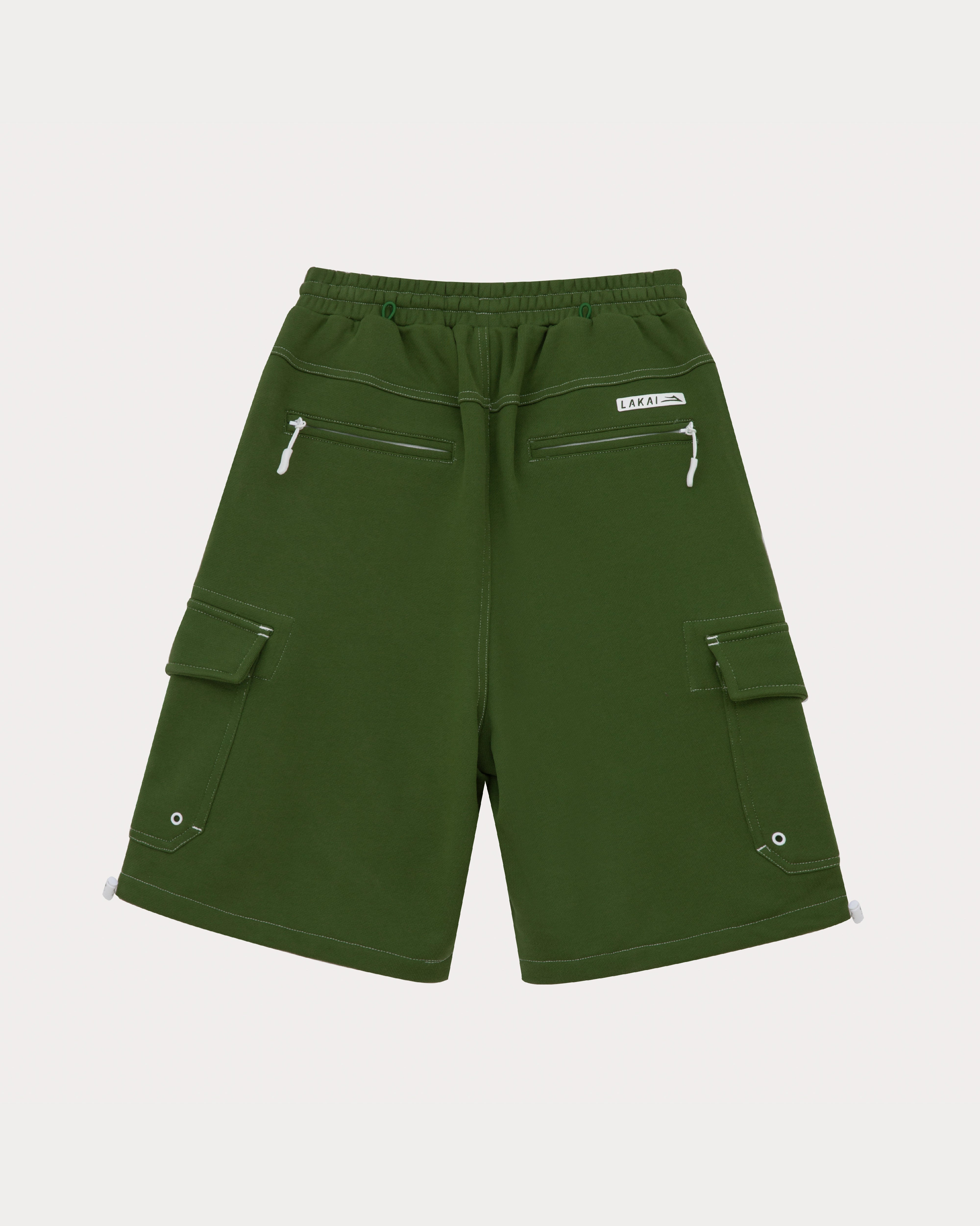 lakai-cargo-sweatshorts-cypress image 2