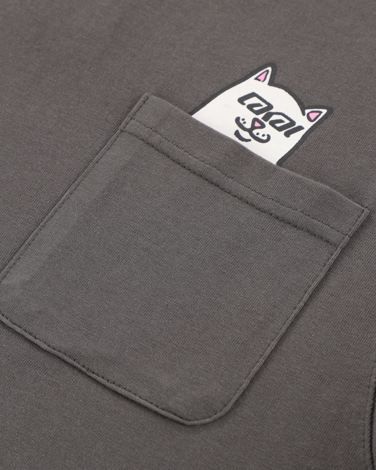 lakai-x-ripndip-lord-nerm-pocket-tee-t-shirt-gris-fonc image 2