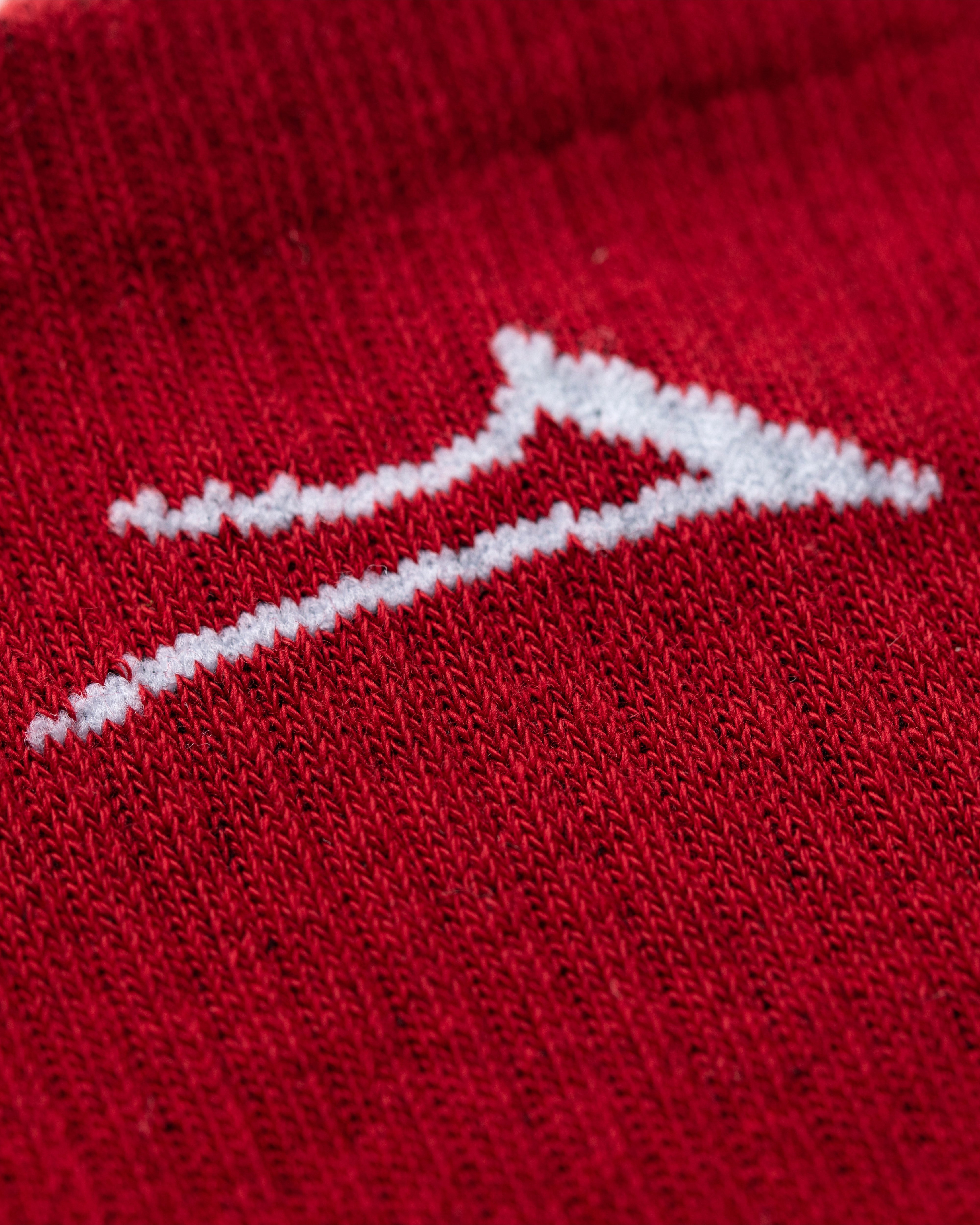 lakai-jacquard-signature-chaussettes-rouge image 2