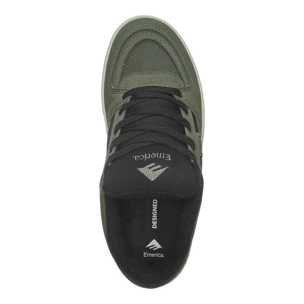 emerica-mute-chaussures-skate-black-olive image 2