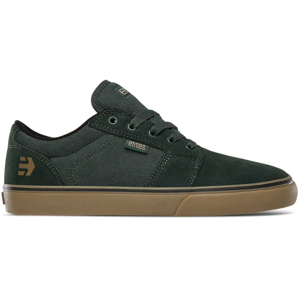 etnies-barge-ls-chaussures-skate-green-gum image 1