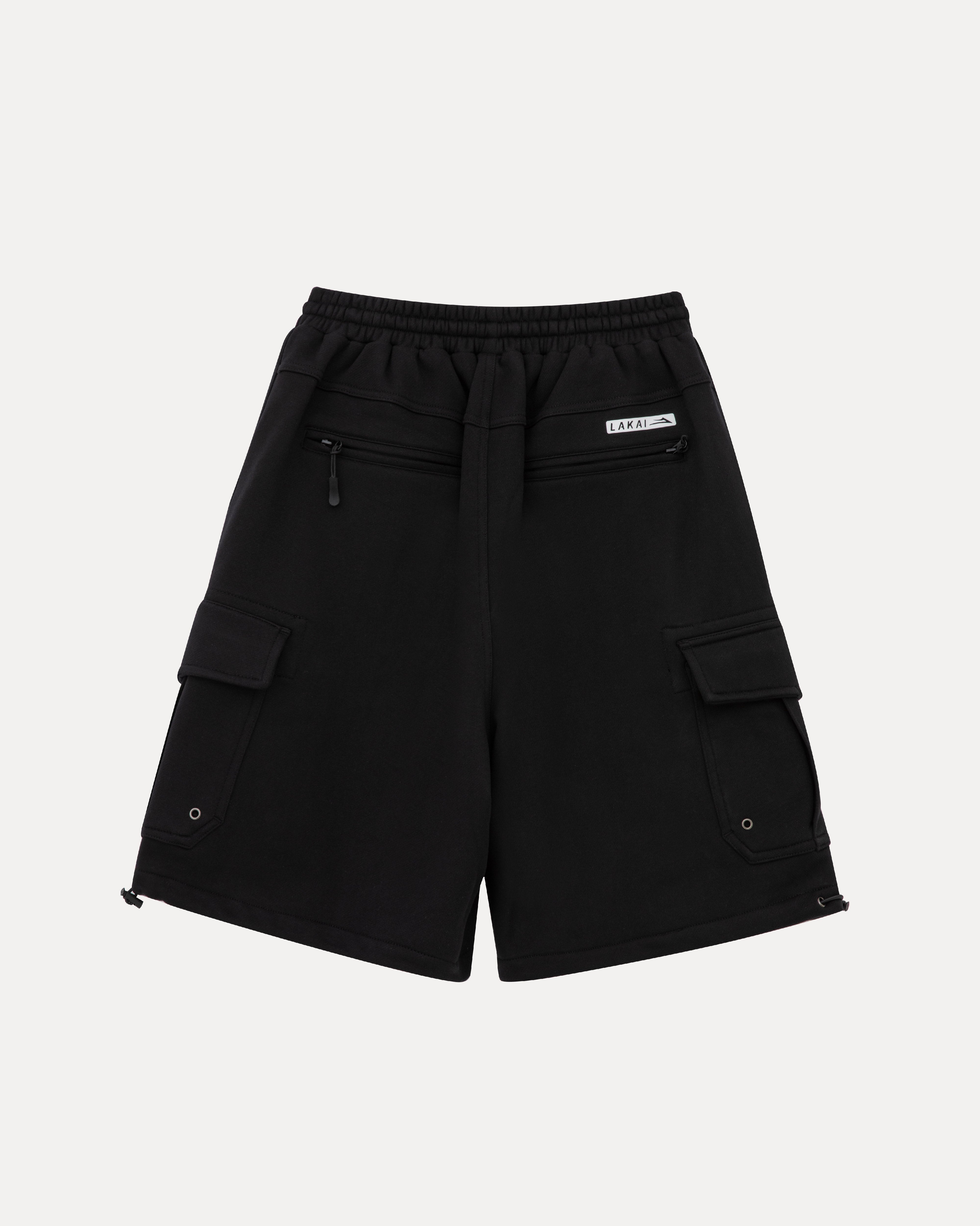 lakai-cargo-sweatshorts-short-molleton-noir image 2
