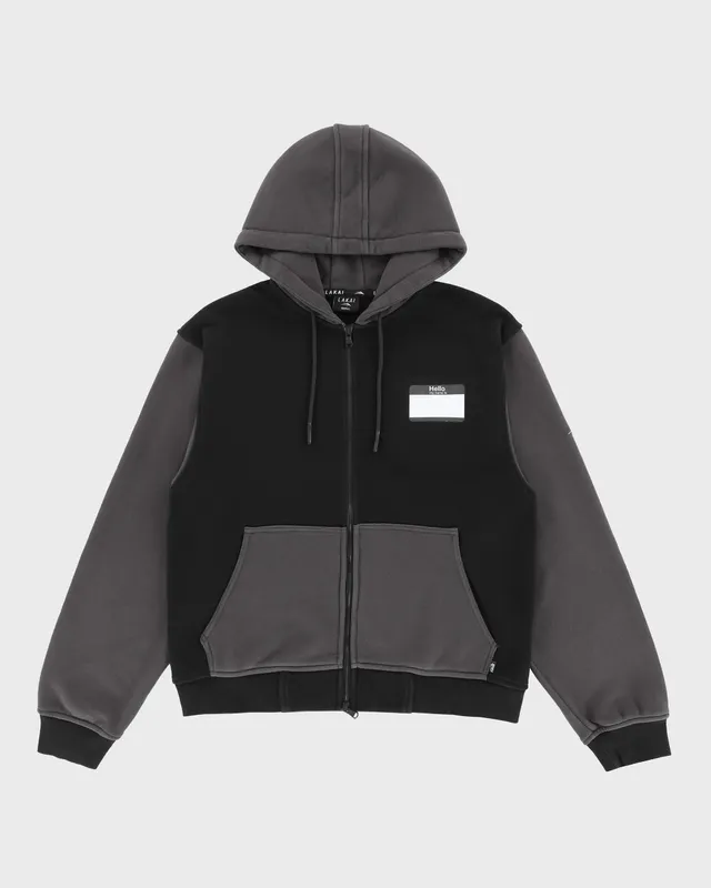lakai-hello-my-name-is-zip-hoodie-noir image 1