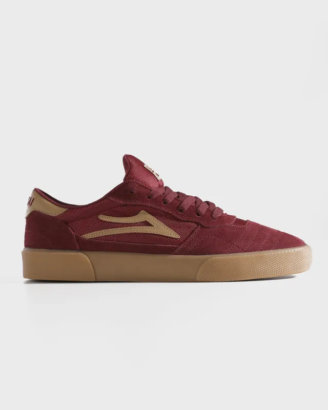 lakai-cambridge-burgundy-suede image 1