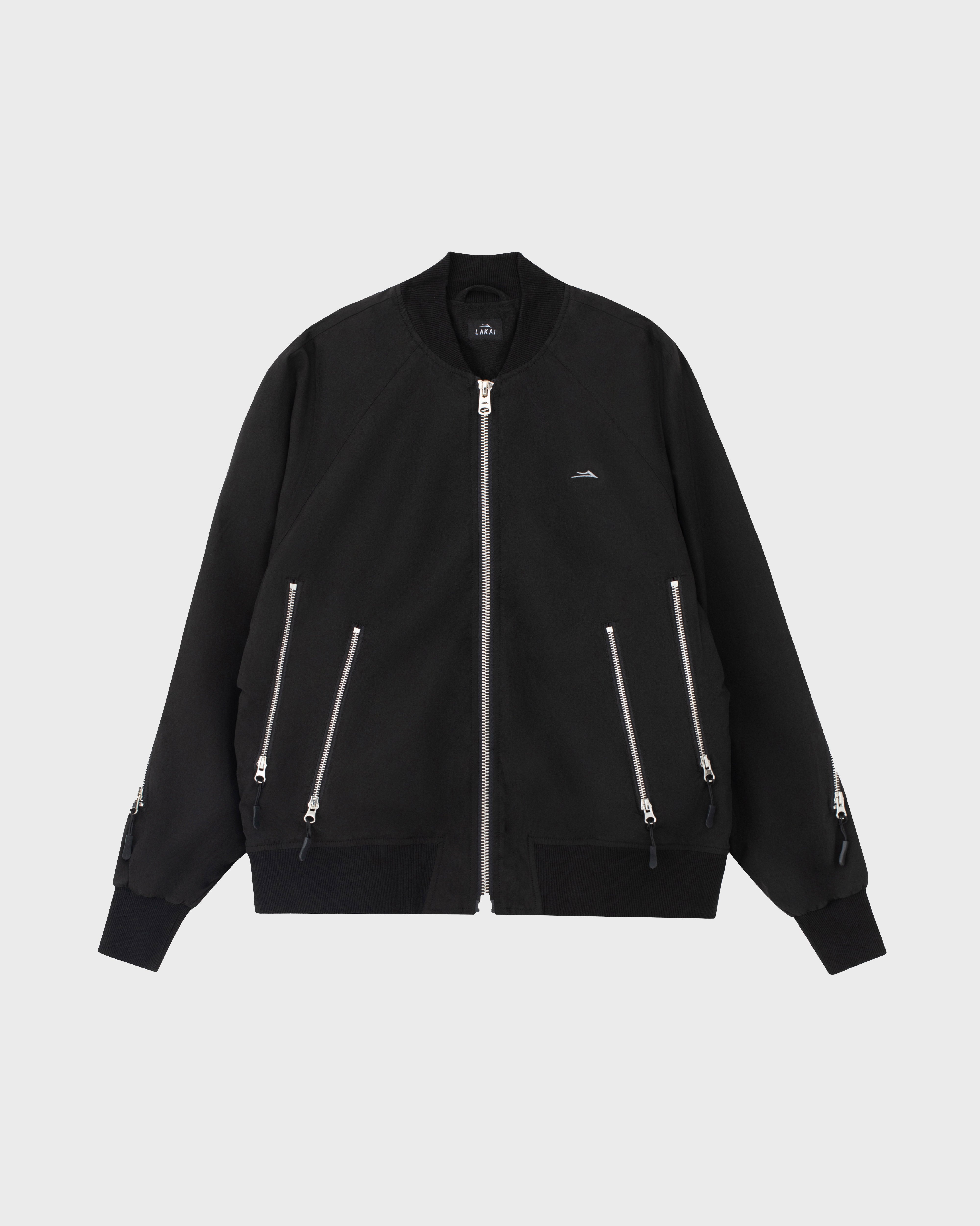 lakai-slashed-zip-bomber-jacket-veste-black image 1